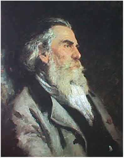 I.Repin.Portrait    of Bogoliubov.1882