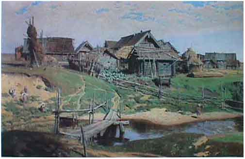 V.Polenov.The Russian Village.1889