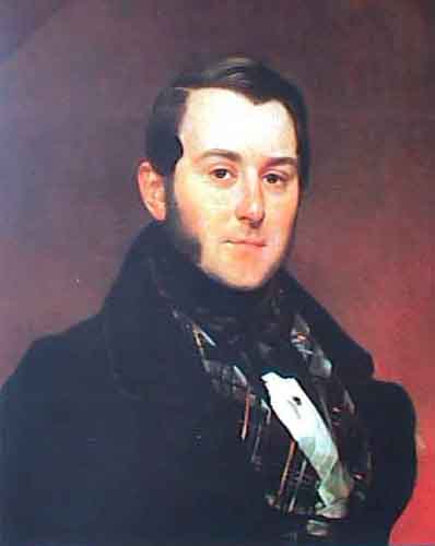 K.Briulov.Portrait   of Beck.1839