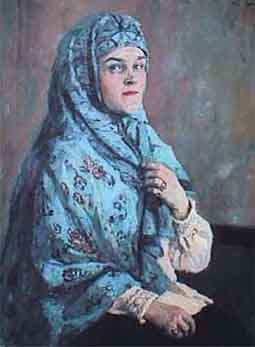 V.Surikov. Portrait of Princess Shcherbatova.1910