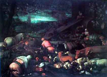 Jacopo Bassano. Animals Entering the Noah's Ark